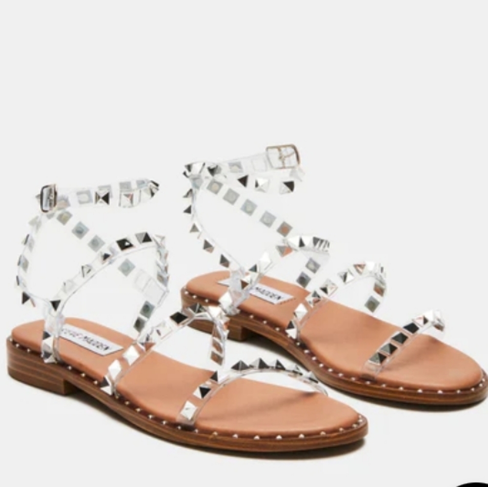 Steve Madden Travel Clear Sandals